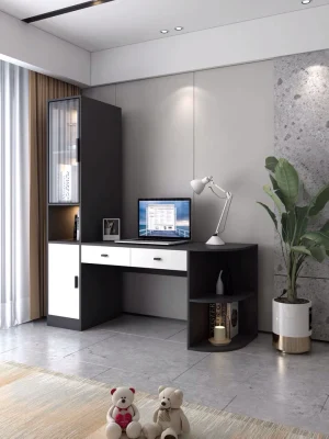 Taburete Tocador moderna mesa de Consola con espejo Mobiliario de lujo moderno dormitorio vestidor