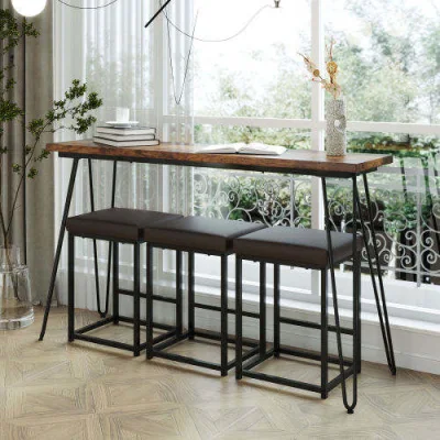 Muebles modernos de sala de estar comedor conjunto de mesa