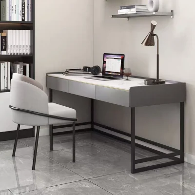 Taburete Tocador moderna mesa de Consola con espejo Mobiliario de lujo moderno dormitorio vestidor