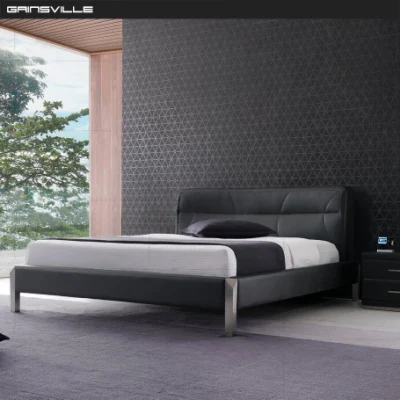 Muebles Cama cabecero suave confortables muebles de dormitorio Muebles de hogar fija