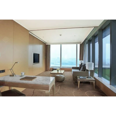 Hotel de negocios económicos Muebles de dormitorio en la habitación de melamina Casegoods