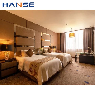 Marriott Hotel High Class Hotel de lujo de madera clara de roble Muebles para Hotel Project