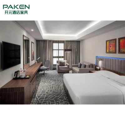 Custom hacen del Hotel Muebles de dormitorio con TV y hacer que la unidad de la tabla y espejo