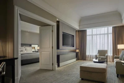 Estilo del sudeste asiático Proyecto Hilton Hotel Rey muebles Dormitorio Juegos de 5 Estrellas