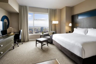 Hampton Inn Hotel 5 estrellas de madera Muebles de Dormitorio Juegos