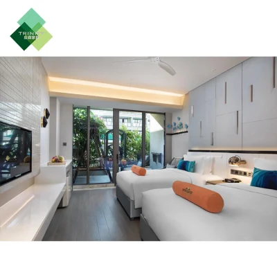 Fábrica de Foshan moderno 5 estrellas de diseño simple proveedor de muebles de dormitorio de madera para Etiopía Wyndham Hotel Suites Presidenciales