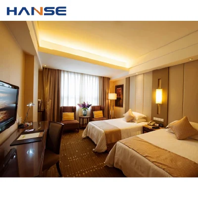 Marriott Hotel High Class Hotel de lujo de madera clara de roble Muebles para Hotel Project