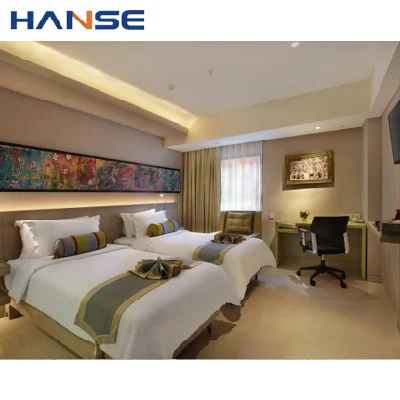Marriott Hotel High Class Hotel de lujo de madera clara de roble Muebles para Hotel Project