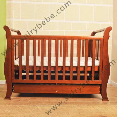 Modern Wooden Baby Cot 0-4 años Hospital Harvey Norman altura