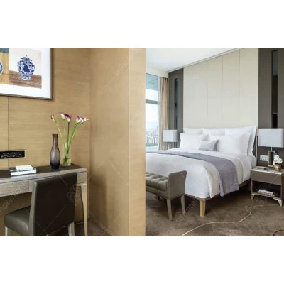 Hotel de negocios económicos Muebles de dormitorio en la habitación de melamina Casegoods