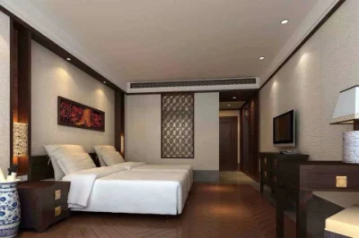 Fábrica de Madera sólida barato Venta directa Muebles baratos de habitación de hotel