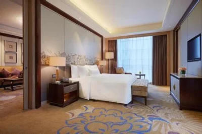 Fábrica de Madera sólida barato Venta directa Muebles baratos de habitación de hotel