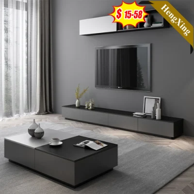  Salón Mobiliario de dormitorio moderno TV stands gabinetes de TV Consola de mármol Mesa de café con té