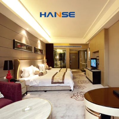 Muebles modernos de hotel para 5 estrellas de lujo de habitaciones de hotel Muebles de dormitorio de madera de roble personalizados