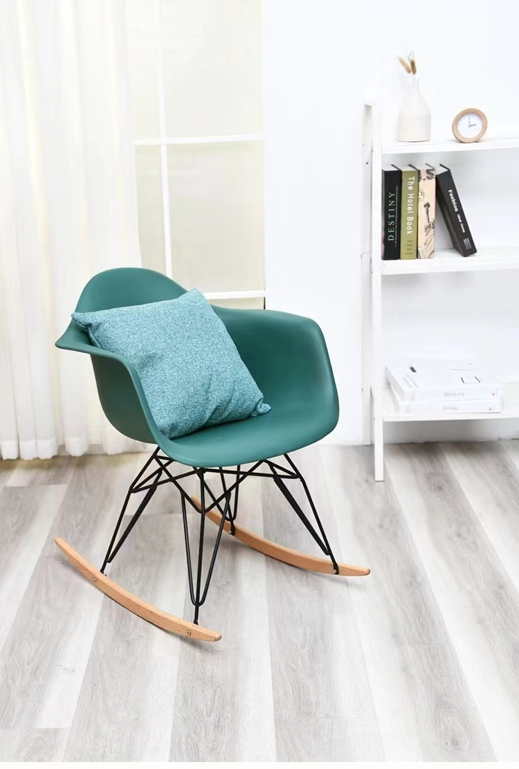 Modern Furniture Rooking Chair Salon Recliner Stool Plastic Ergonomic Living Room Armchair