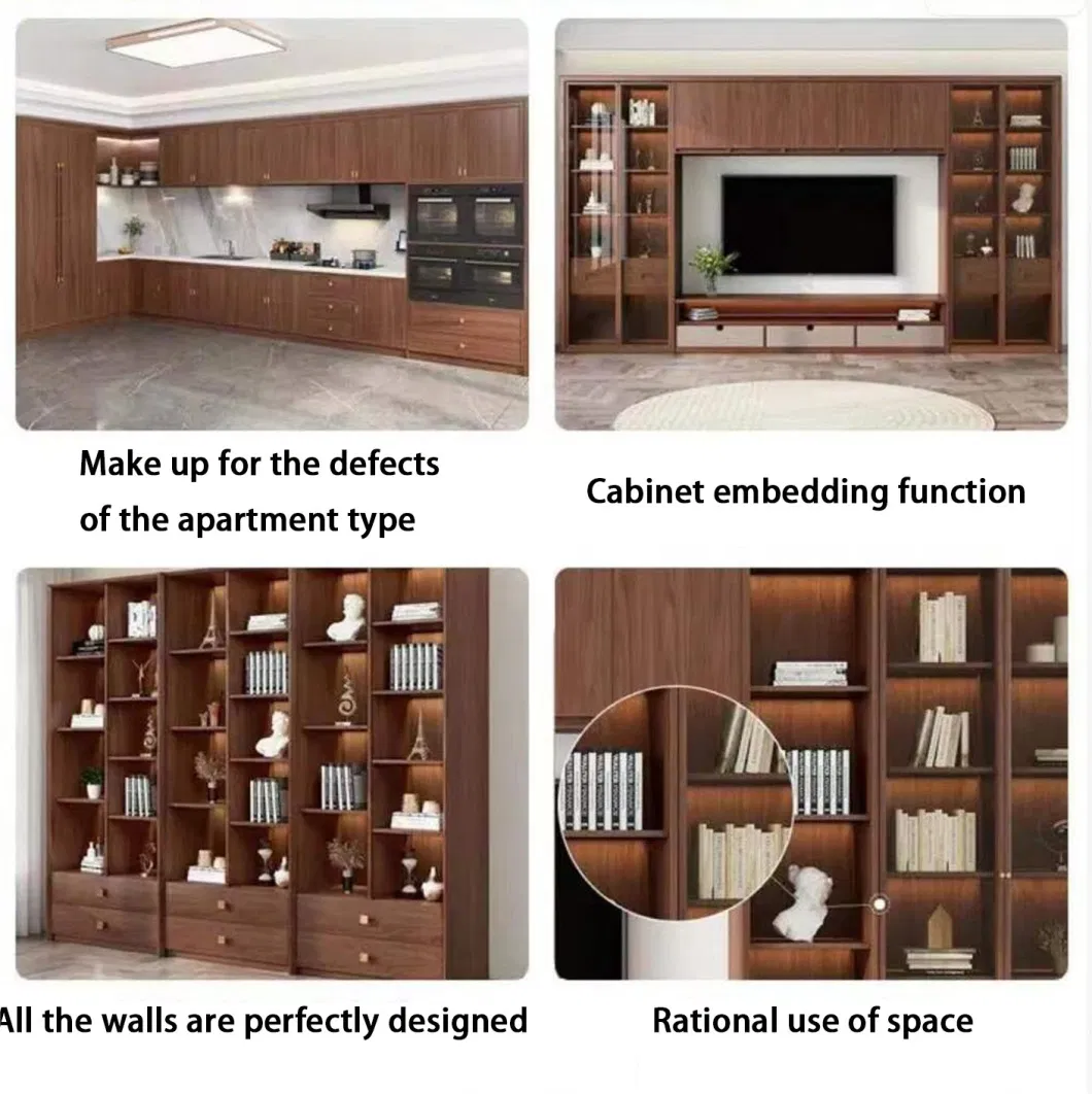 Factory Customized Bedroom Furniture Modular Wooden Custom Modern Design Walk in Closet Wardrobes