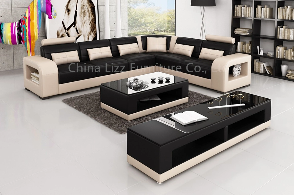 Modern Leisure Home Genuine Leather Sofa Set