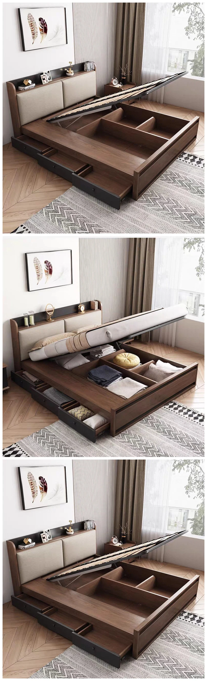 Wholesale Hot Sale Modern Home Furniture Queen Bed King Bedroom Furniture