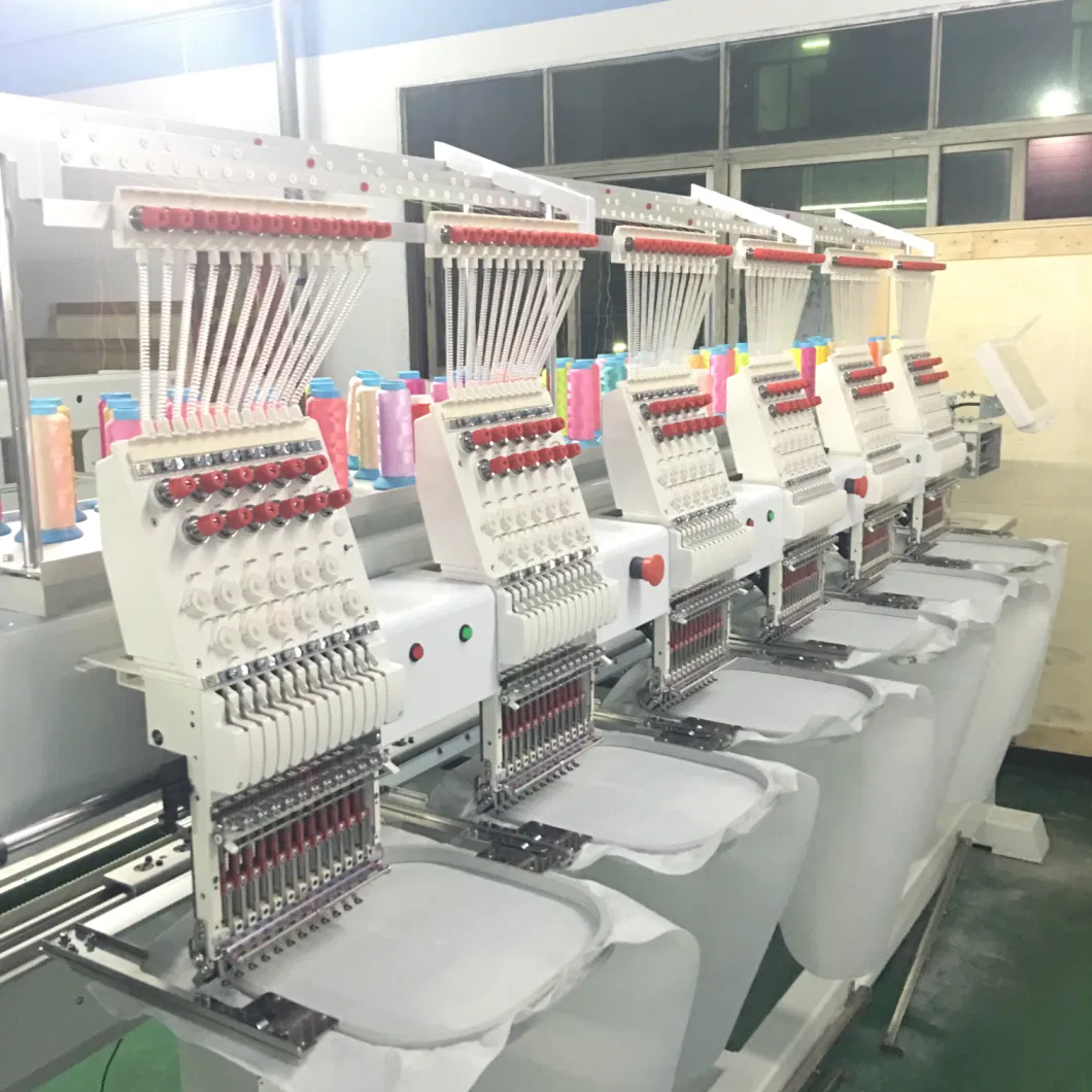 10 Years Service Multi Head 9/12/15 Needles Computerized Embroidery Machine Price in China Similar as Tajima Brother 4 6 8 Head Embroidery Machine