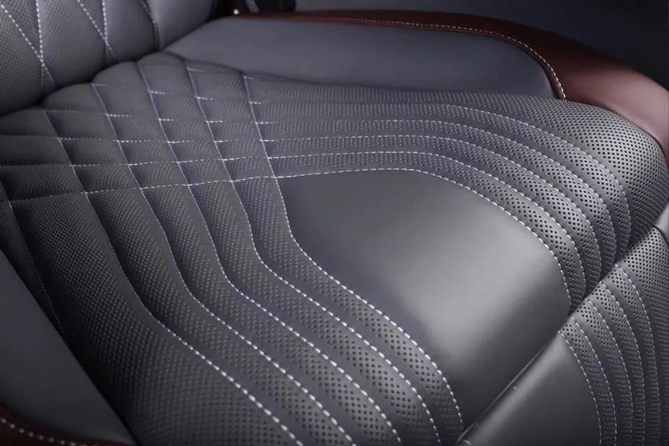 CNC Perforation, Rotary Sewing and Embroidery Machine for Car Seat Upholstery