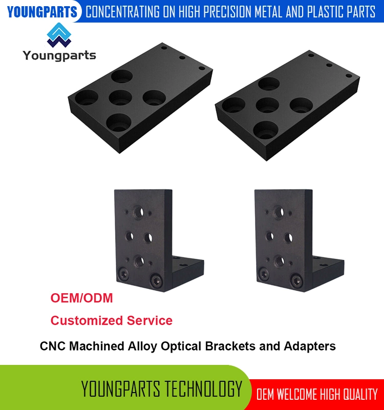 Custom Machined OEM/ODM Angle Brackets and Adapters for Optical Devices