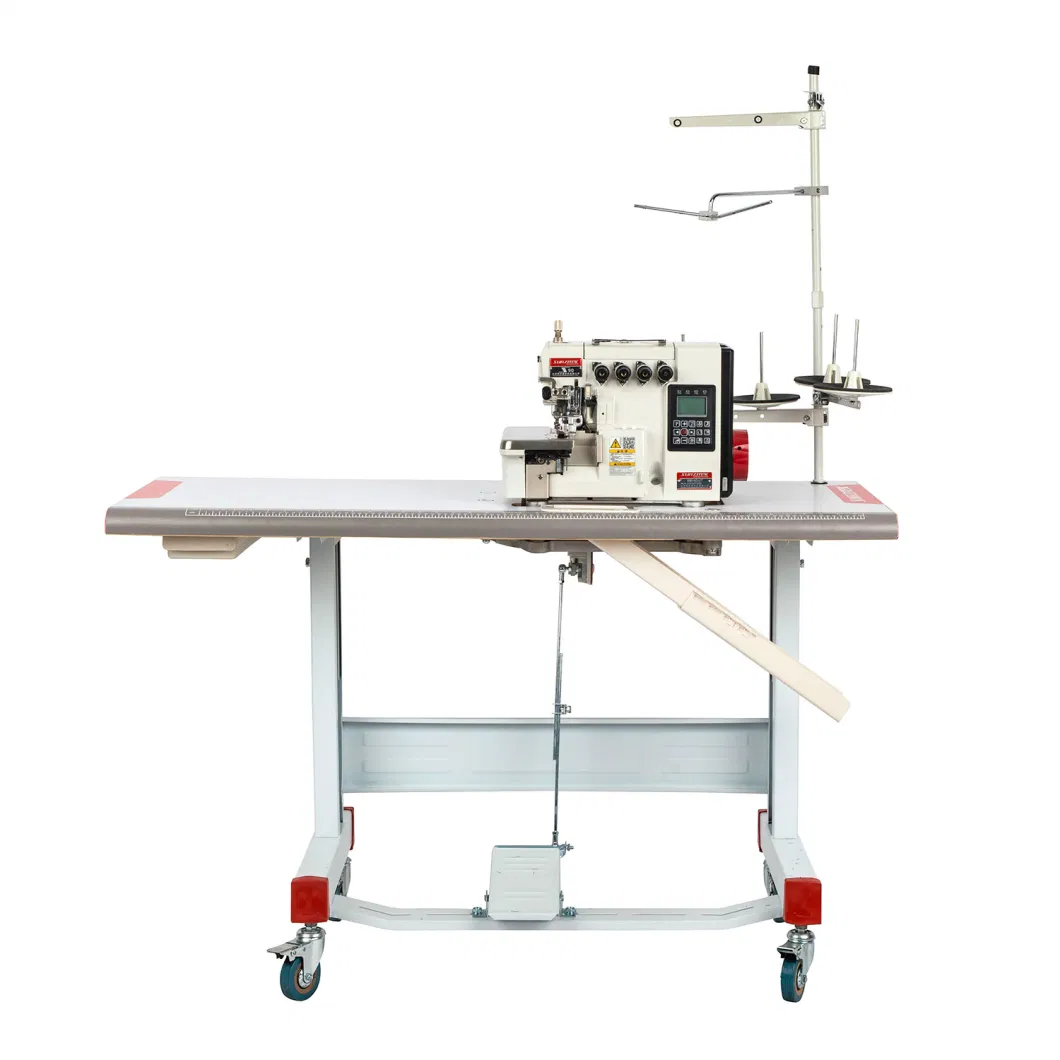 S90-4bk/Put Automatic 4 Thread Overlock Industrial Sewing Machine with Back Latching Device