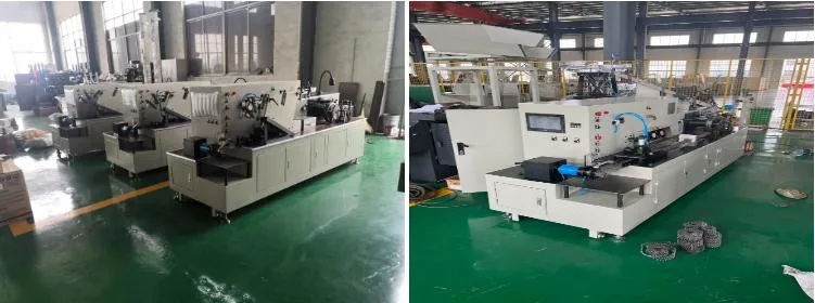 Coil Nail Making Machine with Automatic Rubber Putting Device