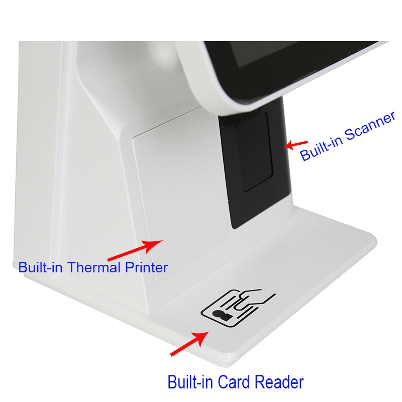 15.6 Inch 10 Point Capacitive Vertical Touchscreen All in One POS System