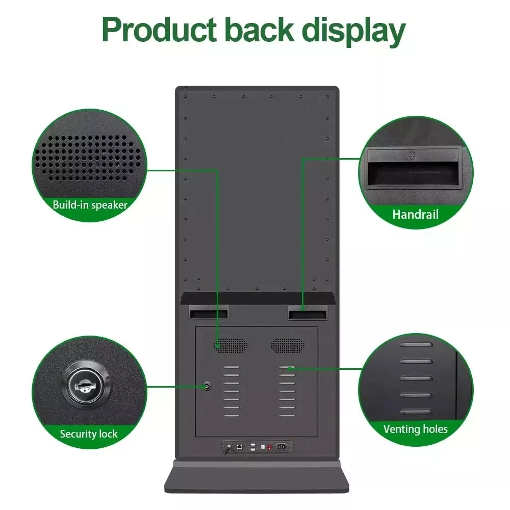 Advertising LCD Screen Display Totem Player Digital Signage Large Multi Touch Monitor Equipment