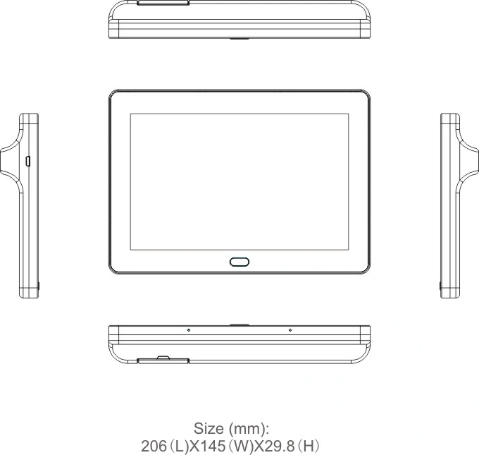 8 Inch Wireless Programmable Touch Panel