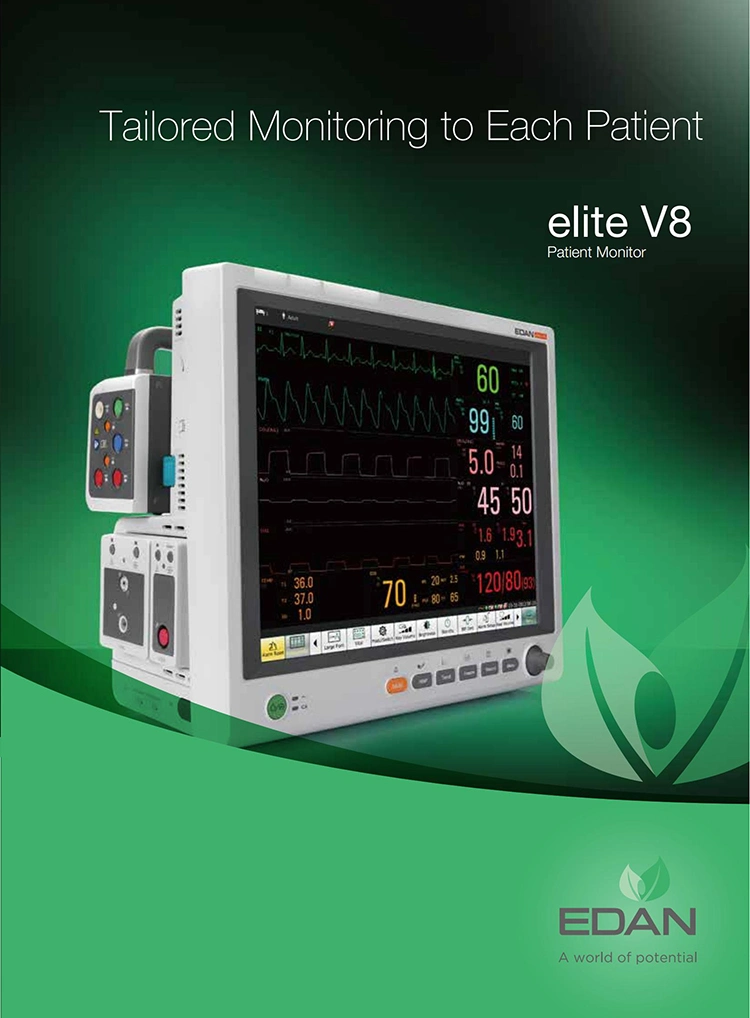 Modular Patient Monitor with 17 Inch Touch Screen Medical Equipment