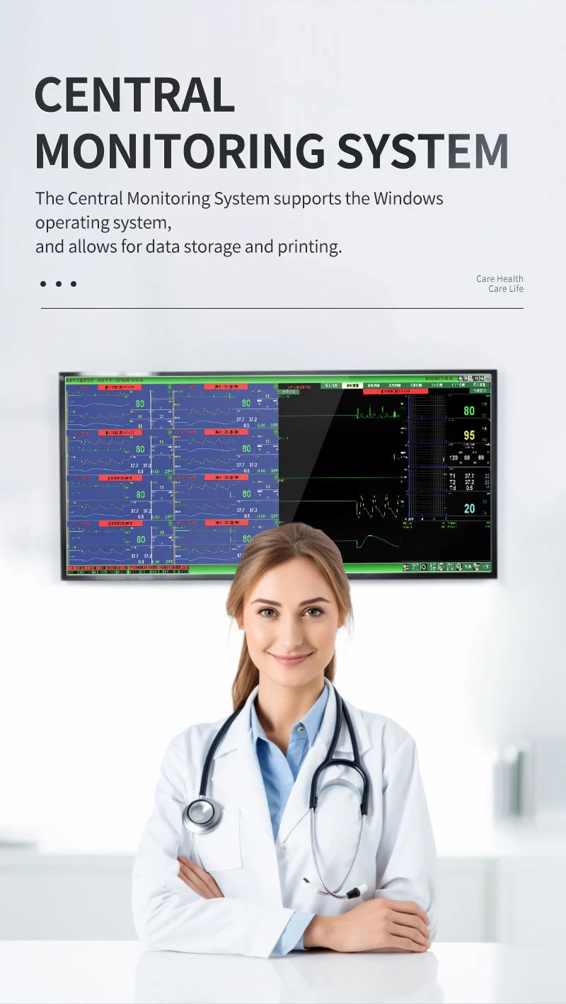 Hospital Equipment Multi-Parameter Patient Monitor