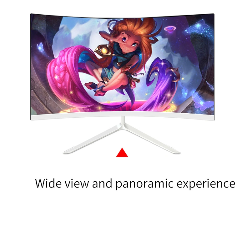 Customized Flat Screen PC Monitor Curved Screen Monitors 24 32 34 Inch IPS LCD Monitor 144Hz 165 Hz Gaming Computer Display