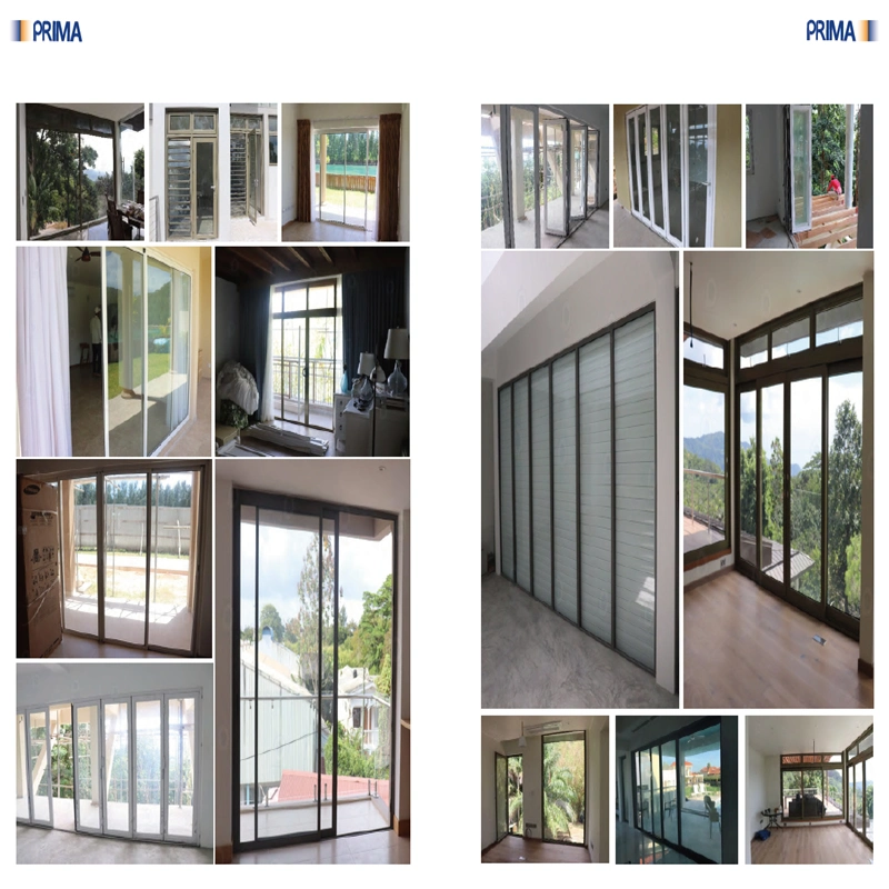 Hot Sell High Quality Aluminium Frame Large View with Retractable Scree Sliding Door