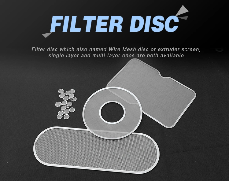 Single Layer Extruder Screens in Round Shape