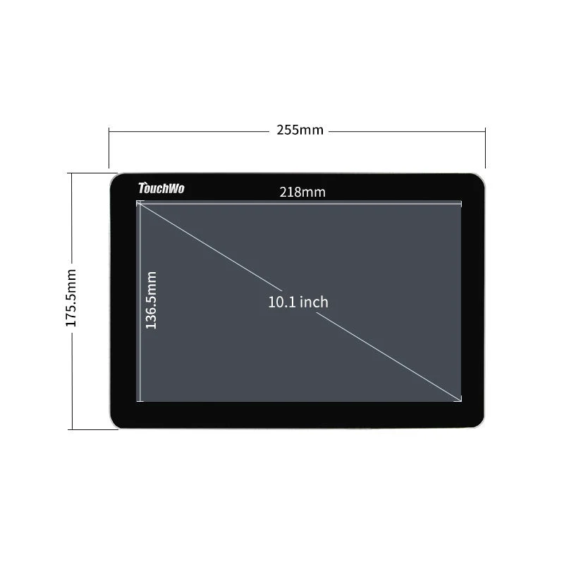 LCD 10.1 Inch Capacitive All in One PC Touch Screen Monitors