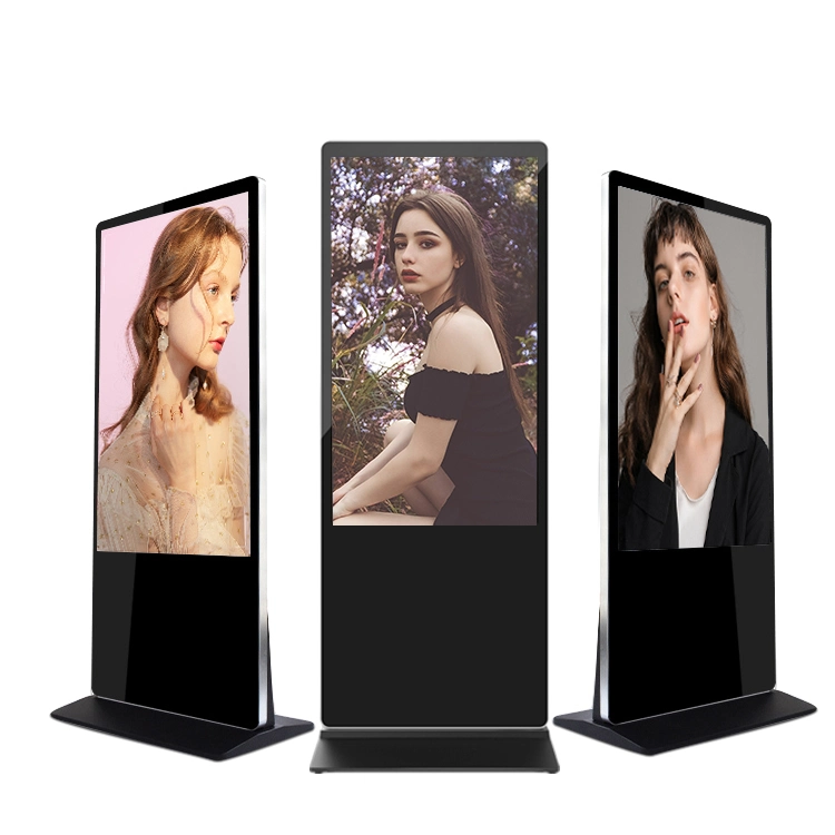 43 55 Inch Indoor Touch Screen Standing LCD Kiosk