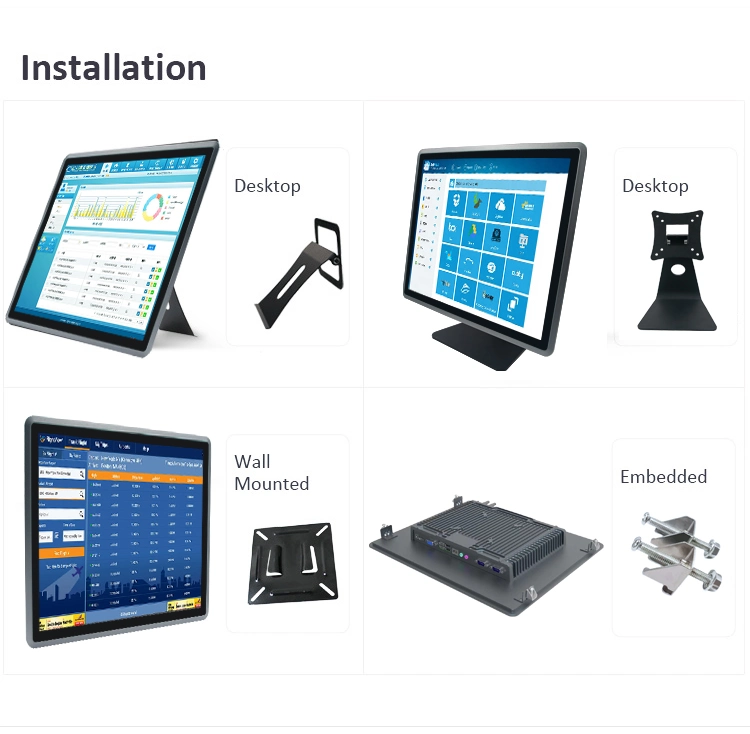 17 Inch High Brightness LCD Monitor with Pcap Touch Screen