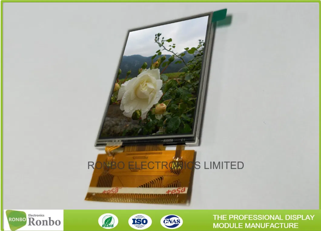 3.2 Inch Sunlight Readable Touch Screen 240 * 320 Resolution 1.0mm Pin Pitch