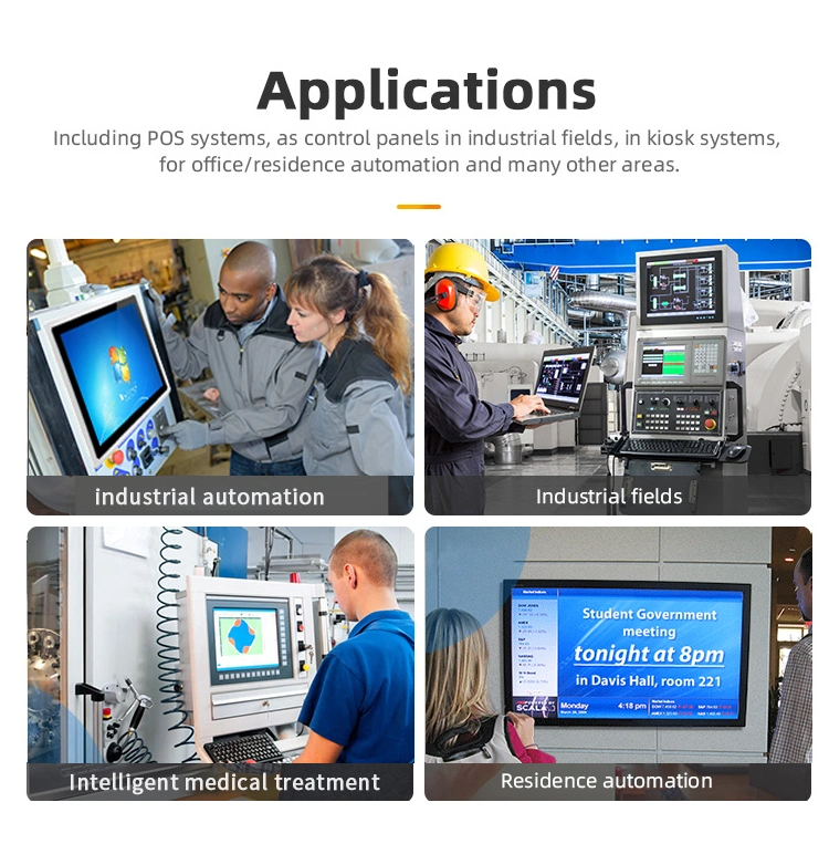 32 Inch Industrial Computer with Capacitive Touch Screen and Wall Mount