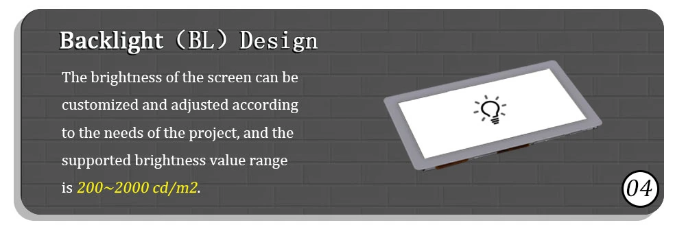 Capacitive Touch Screen 10.1 Inch 1024*600 TFT LCD Display Module