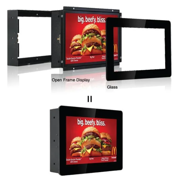 10.1-100 Inch Wall Mounted Touch Screen Monitor LCD Panel Industrial Display Open Frame Monitor Floor Standing All in One PC Android Windows Touchscreen Monitor