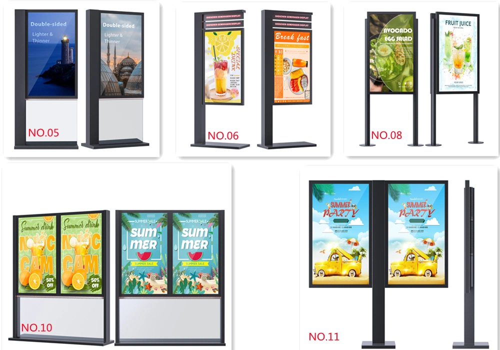 Shenzhen High Bright Freestanding Android 65&quot; Signage LCD Machine Outdoor Digital Advertising Screen