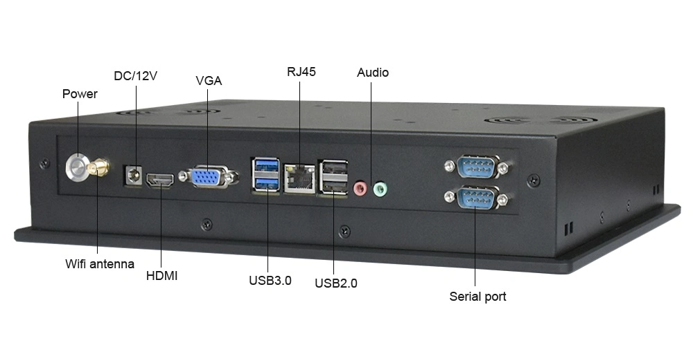 10.4 Inch Touchscreen Desktop Computer All in One Industrial Panel