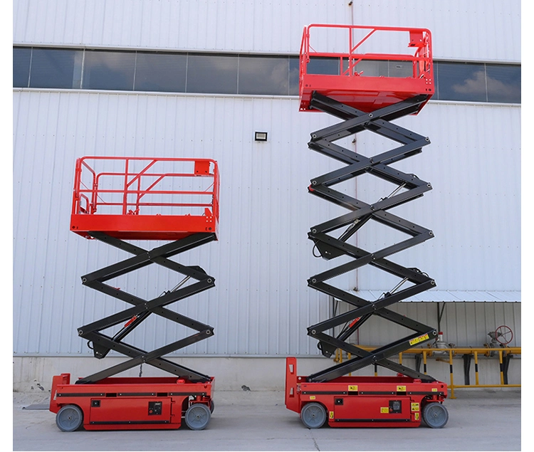 Aerial Work Electric Hydraulic Platform Desktop Elevator Self Mini Scissor Elevator Lift Diesel Tracked Scissor Lift