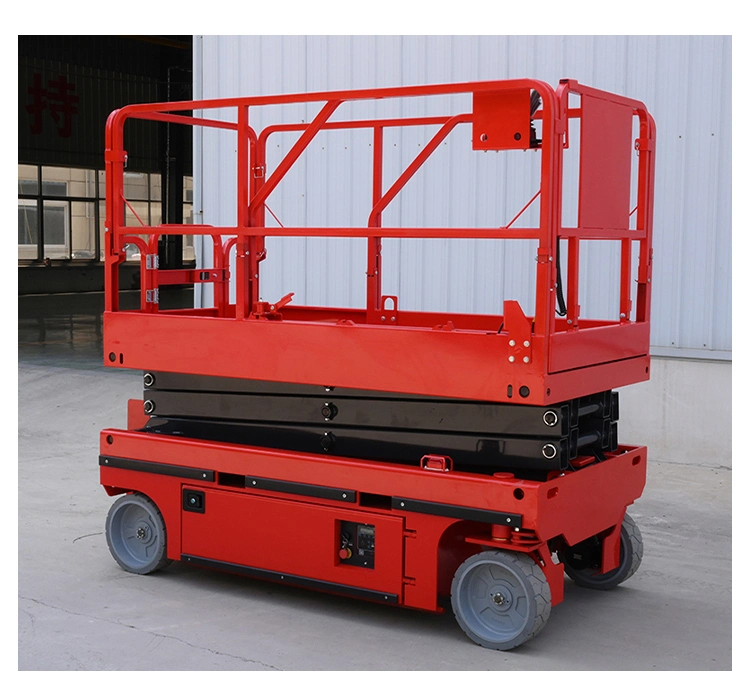 Aerial Work Electric Hydraulic Platform Desktop Elevator Self Mini Scissor Elevator Lift Diesel Tracked Scissor Lift