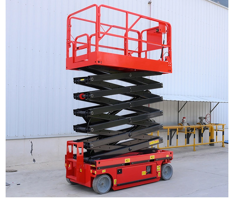 Aerial Work Electric Hydraulic Platform Desktop Elevator Self Mini Scissor Elevator Lift Diesel Tracked Scissor Lift