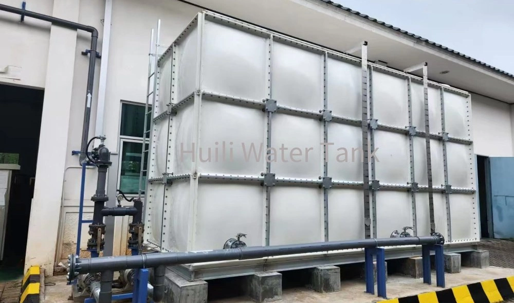 Hot Sale 100000 Liter GRP FRP Fiberglass Rectangular Rain Water Storage Tank in Malaysia Used Food Grade Water Tank Cheap Price