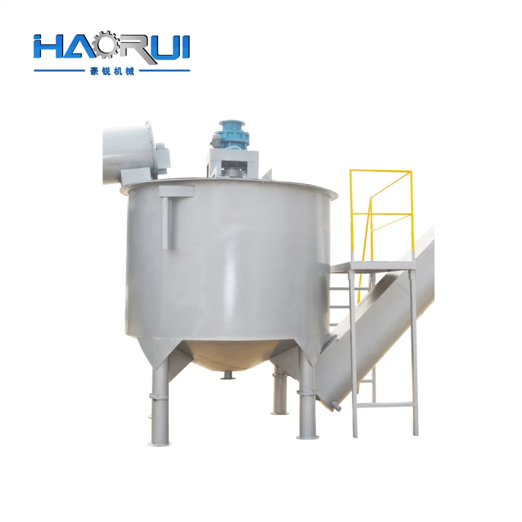 Hot Washing Tank in Hr-Plastic Bottles Crushing Drying Cleaning Recycling Production Line