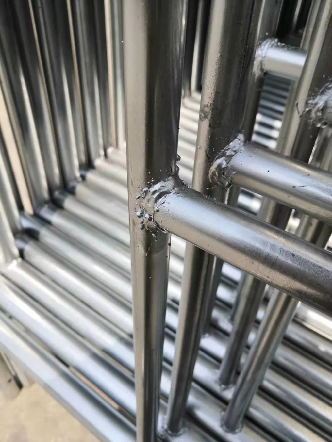 Galvanized Metal Climbing Scaffolding Ladder Frame